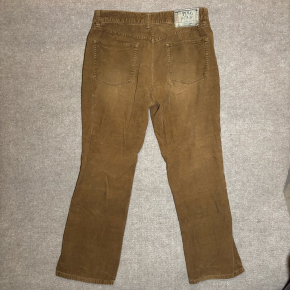 Polo Ralph Lauren Tan Corduroy Pants Men’s 36x30 Straight Fi - Picture 9 of 16